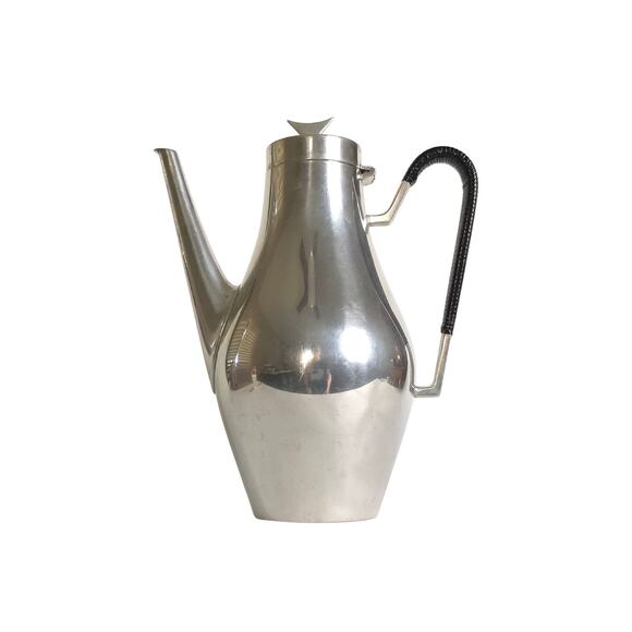Reed & Barton MCM Pewter Coffee Pot, Denmark Pattern, John Prip Designer - Picture 5 of 14